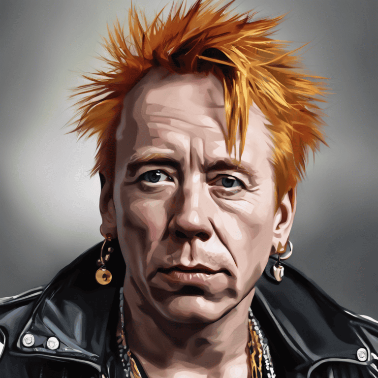 Jonny rotten punk icon, sex pistols,